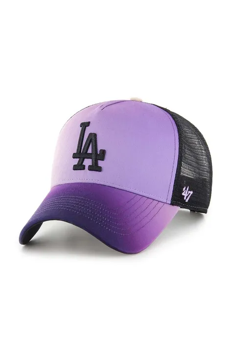 47 brand czapka z daszkiem MLB Los Angeles Dodgers wzorzysta B-PDMDT12PTP-BV