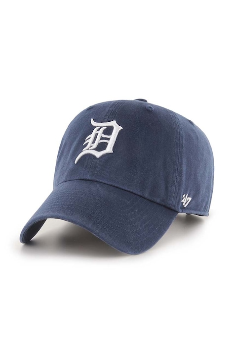 Pamučna kapa sa šiltom 47 brand MLB Detroit Tigers boja: tamno plava, s aplikacijom, B-RGW09GWS-NYE
