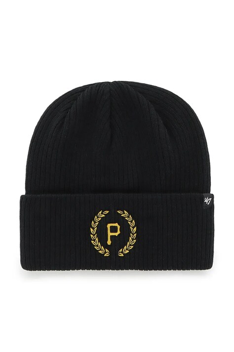 Шапка 47 brand MLB Pittsburgh Pirates колір чорний  B-SKYCK20XXE-BK