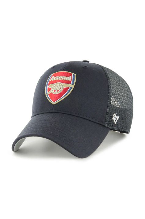 47 brand czapka z daszkiem Arsenal FC kolor granatowy z aplikacją EPL-BRANS30CTP-NY