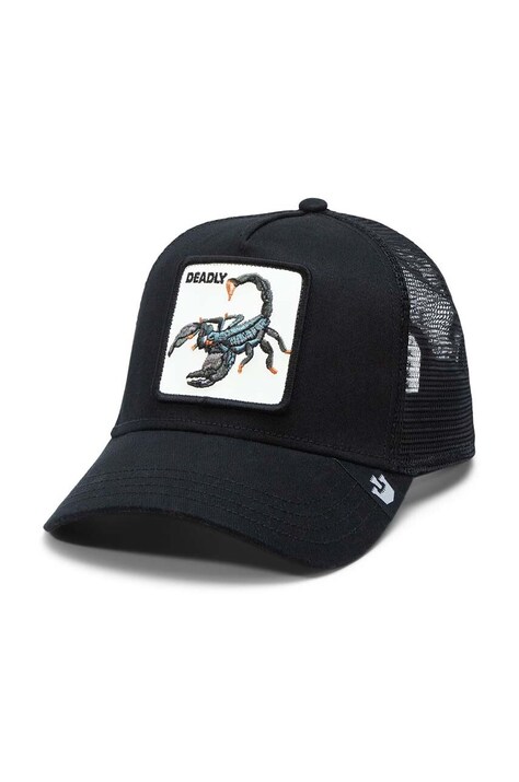 Кепка Goorin Bros The Deadliest Scorpion колір чорний з аплікацією 101-1687