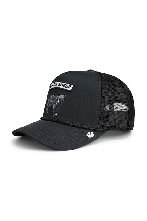 Goorin Bros czapka z daszkiem GB2 Black Sheep kolor czarny z aplikacją 101-1734
