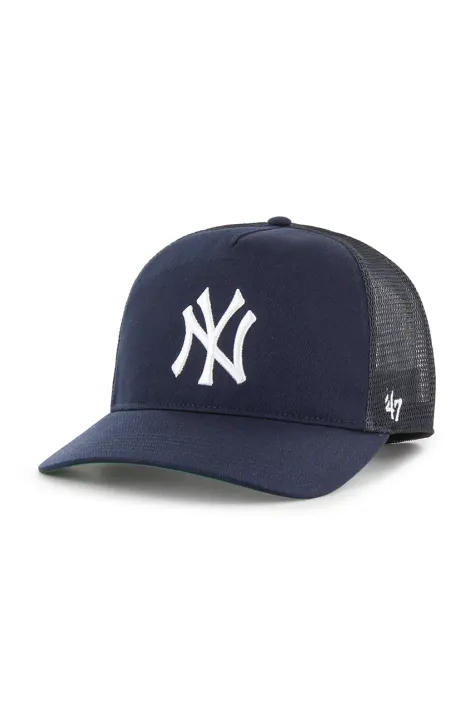 47 brand czapka z daszkiem MLB New York Yankees kolor granatowy gładka B-MSHTC17GWP-NY