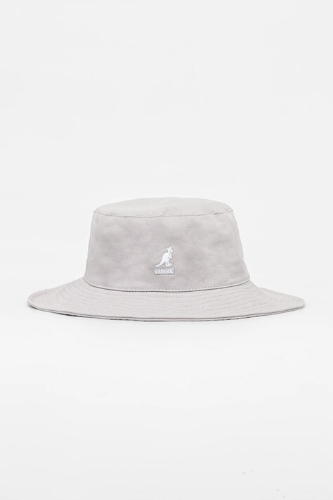 Kangol palarie din bumbac WASHED FISHERMAN culoarea gri, bumbac, K5368.MS023