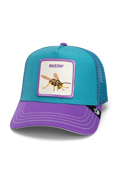 Goorin Bros czapka z daszkiem The Buzzin Bug kolor turkusowy z aplikacją 101-1933