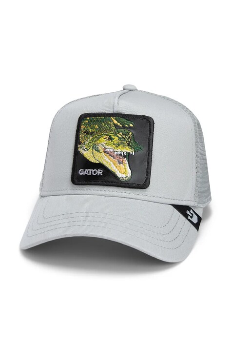 Кепка Goorin Bros Swamp Monster колір сірий з аплікацією 101-2123