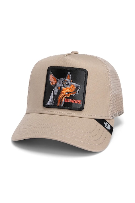 Goorin Bros czapka z daszkiem The Doberman kolor beżowy z aplikacją 101-2122