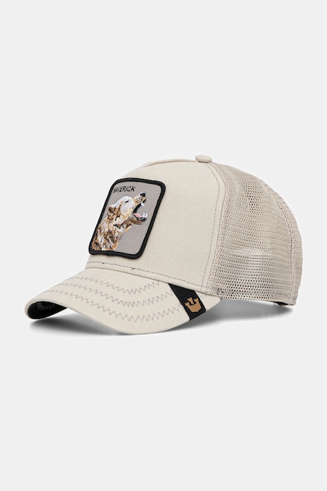 Goorin Bros șapcă Howling in Harmony culoarea gri, cu imprimeu, 101-1975