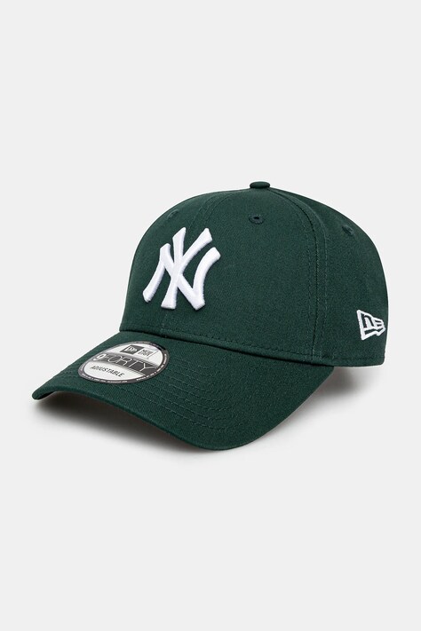 New Era șapcă de baseball din bumbac culoarea verde, cu imprimeu, 60471456