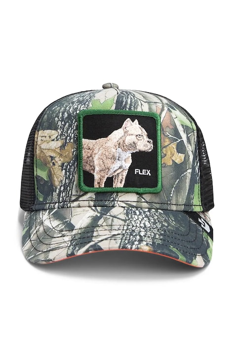 Kapa sa šiltom Goorin Bros Deceptive boja: zelena, s aplikacijom, 101-2100