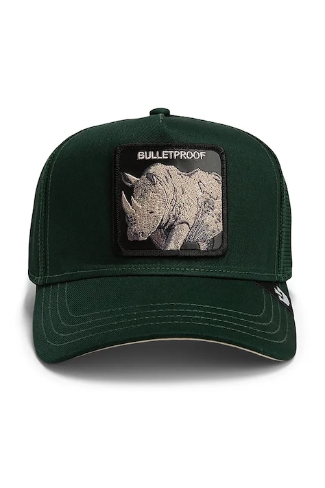 Goorin Bros șapcă The Bulletproof Rhino culoarea verde, cu imprimeu, 101-1677