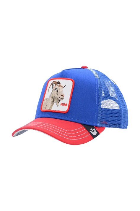Goorin Bros czapka z daszkiem Him Goat kolor niebieski 101-2639