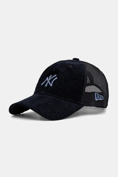 New Era czapka z daszkiem sztruksowa 0 kolor granatowy 60691101