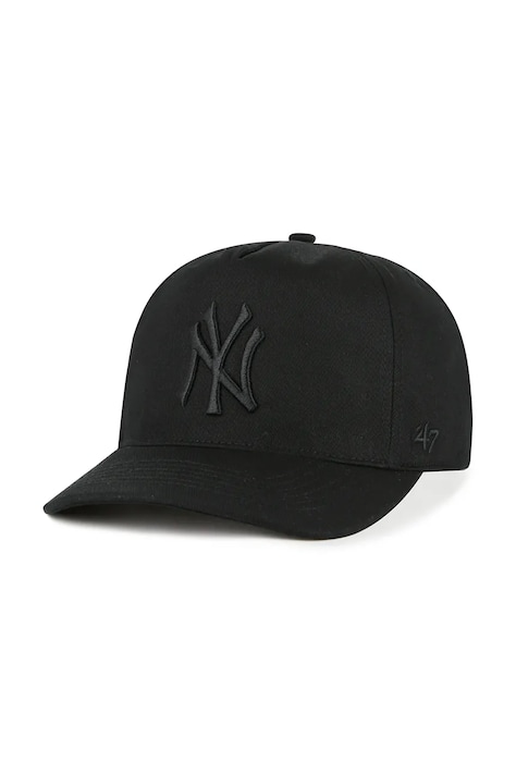 47 brand șapcă de baseball din bumbac MLB New York Yankees culoarea negru, B-FHTCH17GWP-BKB