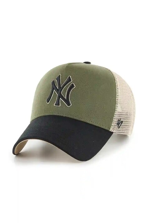 47 brand czapka z daszkiem MLB New York Yankees kolor zielony B-BPTOM17CNP-SW
