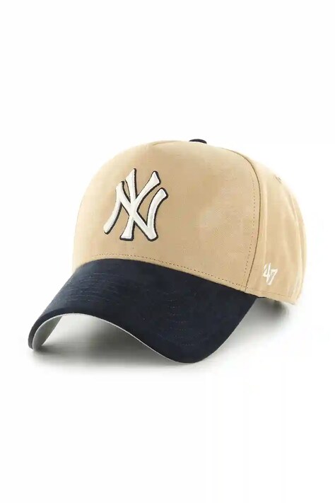 47 brand czapka z daszkiem MLB New York Yankees kolor zielony B-USMDT17USS-KH