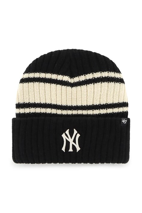 47 brand czapka MLB New York Yankees kolor czarny B-HRBRS17ACE-BK