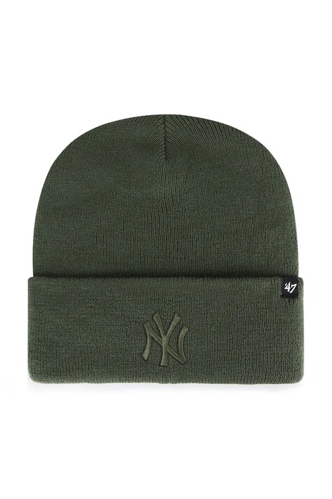 47 brand czapka MLB New York Yankees kolor zielony B-HYMKR17ACE-MSH