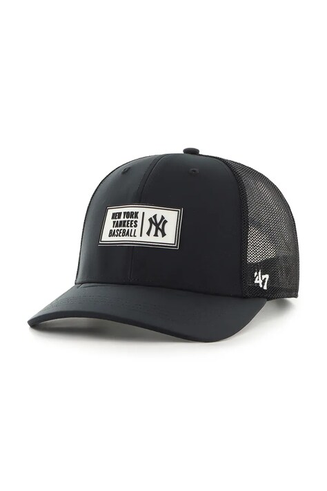 47 brand czapka z daszkiem MLB New York Yankees kolor czarny B-CYPHT17YEI-BK