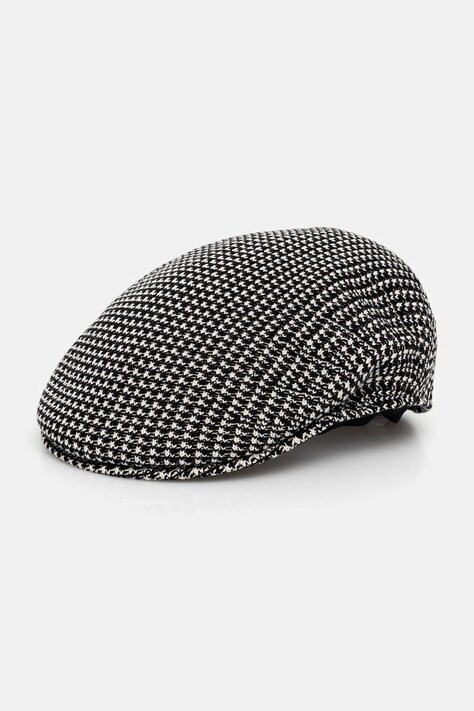 Кепка с примесью шерсти Kangol GRID KNIT цвет чёрный K3780.BK001
