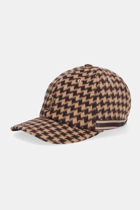 Kangol czapka z daszkiem BLOCK ZIG kolor brązowy K5471.BR204