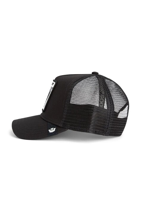 Goorin Bros czapka z daszkiem z dodatkiem bawełny Black Sheep Trucker kolor czarny 101-2457