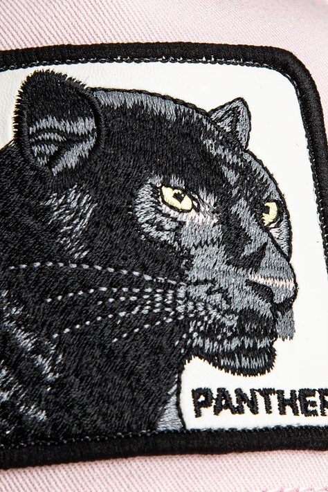 Goorin Bros czapka z daszkiem z dodatkiem bawełny Panther Trucker kolor różowy 101-2450