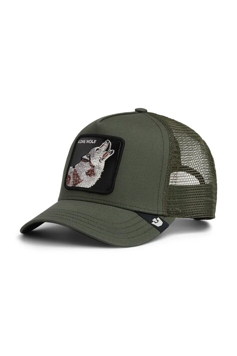 Goorin Bros czapka z daszkiem trucker Lone Wolf Trucker zielona 101-2449