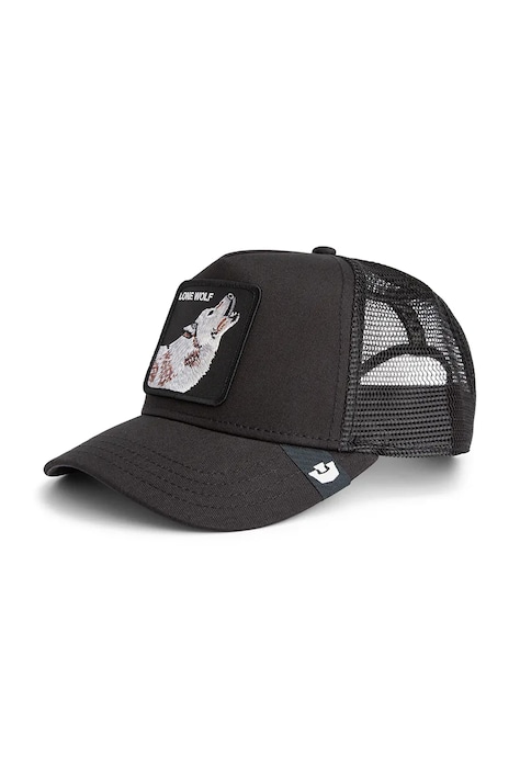 Goorin Bros czapka z daszkiem trucker Lone Wolf Trucker czarna 101-2449