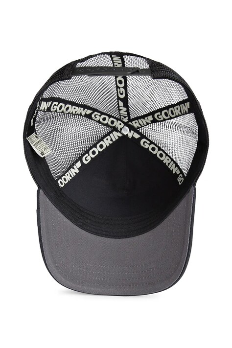 Goorin Bros czapka z daszkiem z dodatkiem bawełny Mamba Trucker kolor czarny 101-2507