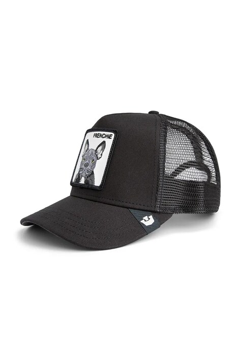 Goorin Bros czapka z daszkiem z dodatkiem bawełny Frenchie Trucker kolor czarny 101-2536