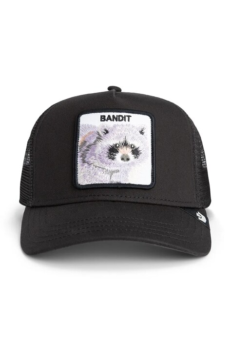 Goorin Bros czapka z daszkiem z dodatkiem bawełny Bandit Trucker kolor czarny 101-2453
