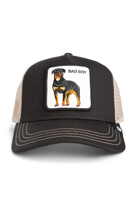 Goorin Bros czapka z daszkiem z dodatkiem bawełny Bad Boy Trucker kolor czarny 101-2538