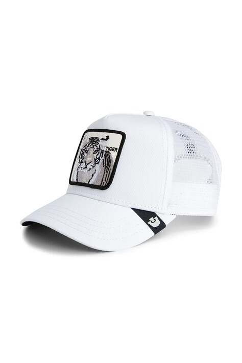 Goorin Bros czapka z daszkiem z dodatkiem bawełny Tiger Trucker kolor biały 101-2460