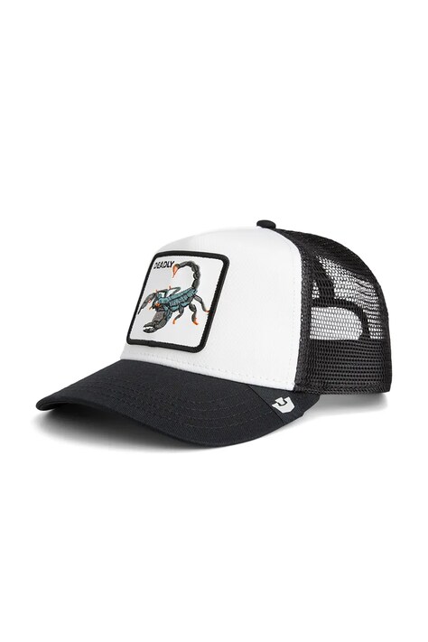 Goorin Bros czapka z daszkiem z dodatkiem bawełny Deadly Trucker kolor biały 101-2372