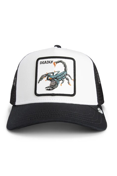 Goorin Bros czapka z daszkiem z dodatkiem bawełny Deadly Trucker kolor biały 101-2372