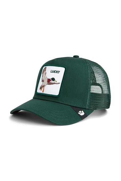 Goorin Bros czapka z daszkiem The Lucky Duck kolor zielony 101-2362