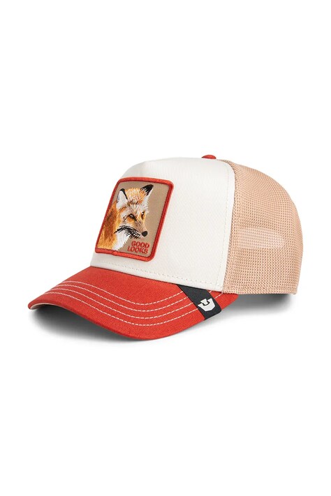 Goorin Bros czapka z daszkiem Tricolor Fox kolor pomarańczowy 101-2345