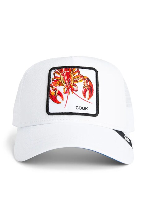 Goorin Bros czapka z daszkiem z dodatkiem bawełny Lemme Cook kolor biały 101-2424