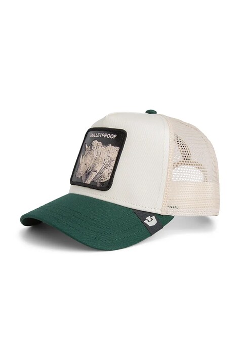 Goorin Bros czapka z daszkiem z dodatkiem bawełny Bulletproof Trucker kolor beżowy 101-2543