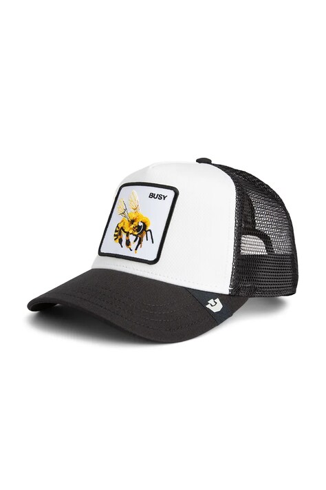 Goorin Bros czapka z daszkiem z dodatkiem bawełny The Busy Bee kolor biały 101-2420