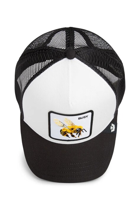 Goorin Bros czapka z daszkiem z dodatkiem bawełny The Busy Bee kolor biały 101-2420