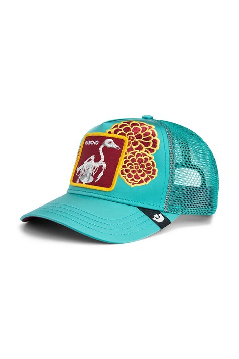 Goorin Bros czapka z daszkiem Dia De Pancho kolor turkusowy 101-2495