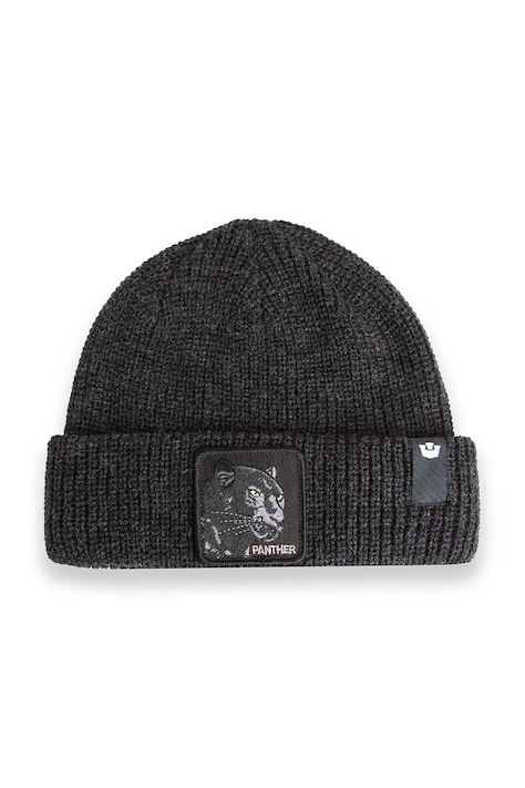 Čepice Goorin Bros The Panther Beanie černá barva, 107-2489