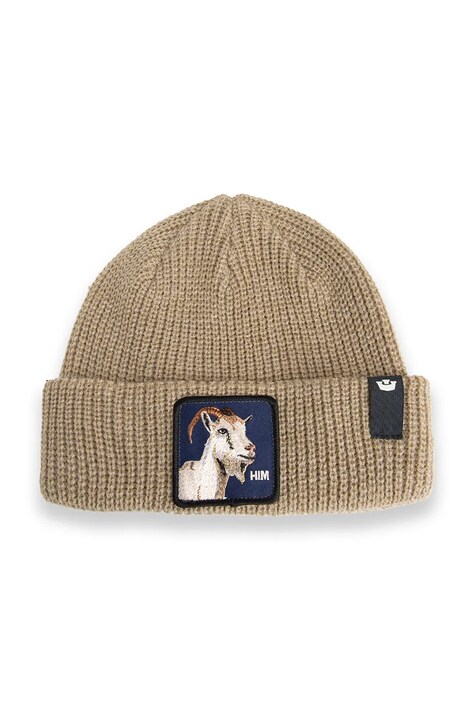 Goorin Bros czapka The Him Beanie kolor brązowy 107-2492