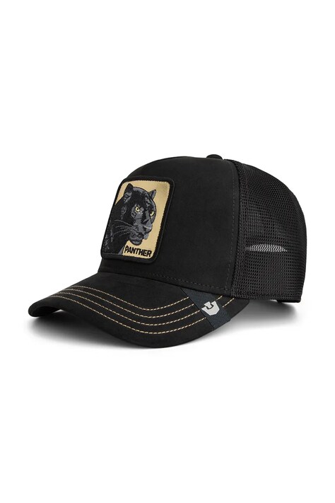 Goorin Bros czapka z daszkiem Golden Panther kolor czarny 101-2529