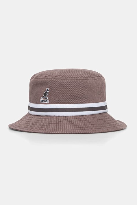 Kangol kaptur bawełniany STRIPE LAHINCH fioletowy K4012SP.WG036