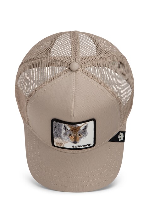 Goorin Bros Czapka z daszkiem Survivor Trucker beżowa 101-3003