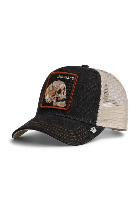 Goorin Bros czapka z daszkiem Denim Panther kolor czarny 101-2959