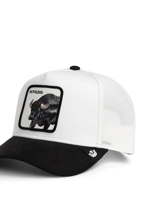 Goorin Bros czapka z daszkiem Suede Black Panther kolor biały 101-2963